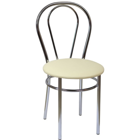 Krzesło TULIPAN ECO Beżowy/Chrom