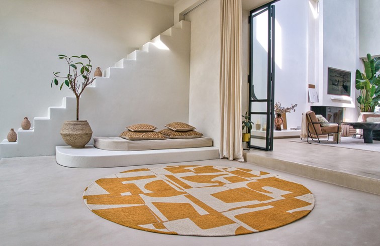 Dywan PAPERCUT Curry Round 9367 240x240 cm