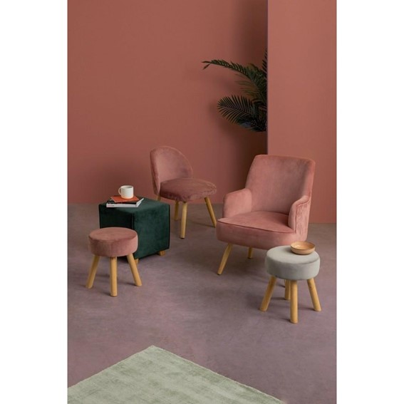 Fotel ADELINE Różowy