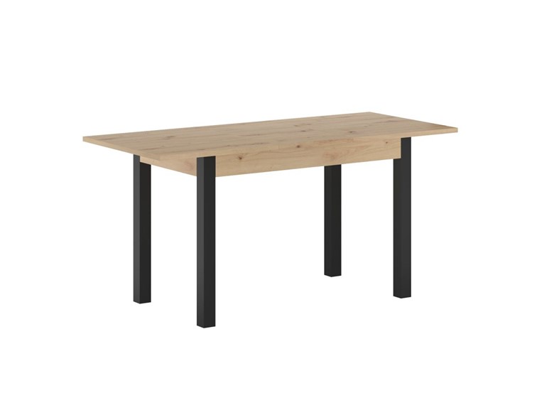 Stół Rozkładany ST2-FX (120-160)x70 Dąb Artisan/Czarny