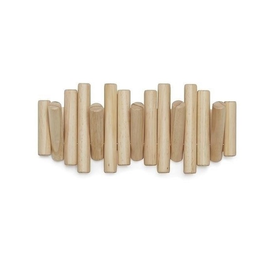 Wieszak na Ubrania PICKET RAIL Naturalny