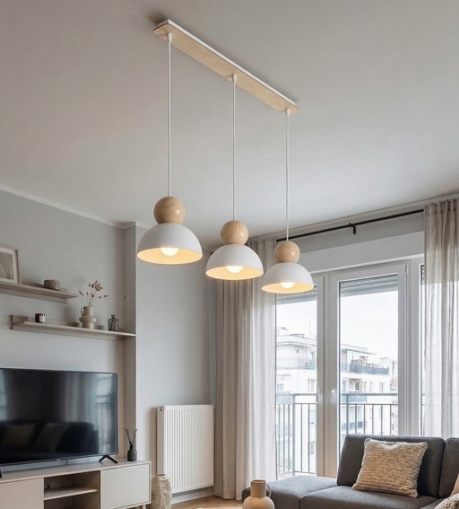 Lampa Wisząca KAKI 3 Biały