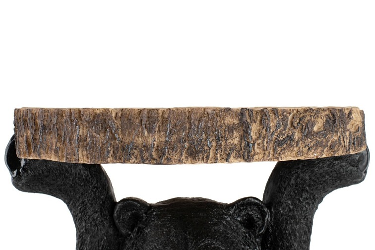 Stolik BEAR Czarny/Drewniany