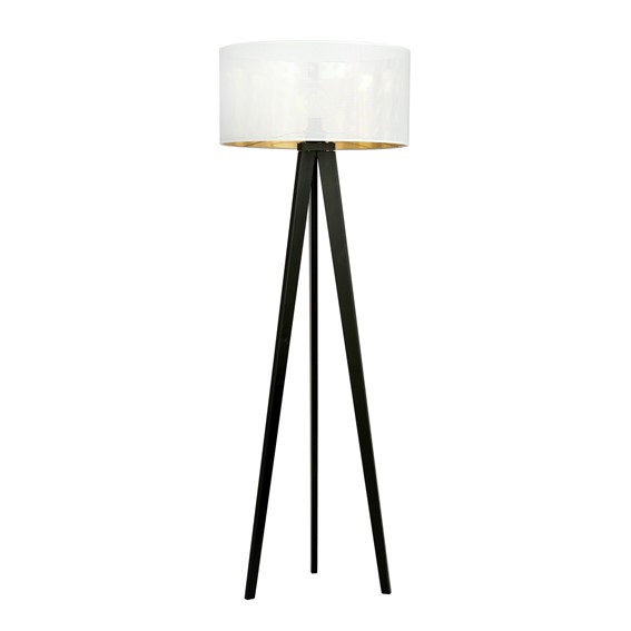 Lampa Podłogowa ASTON LP1 Biały/Złoty
