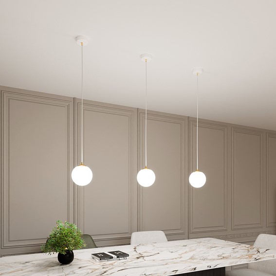 Lampa Wisząca ROYAL 1 Biały