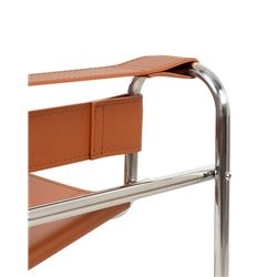 Fotel IVAN Brąz/Chrom