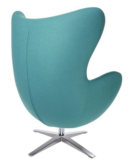 Fotel EGG Szeroki Turkusowy
