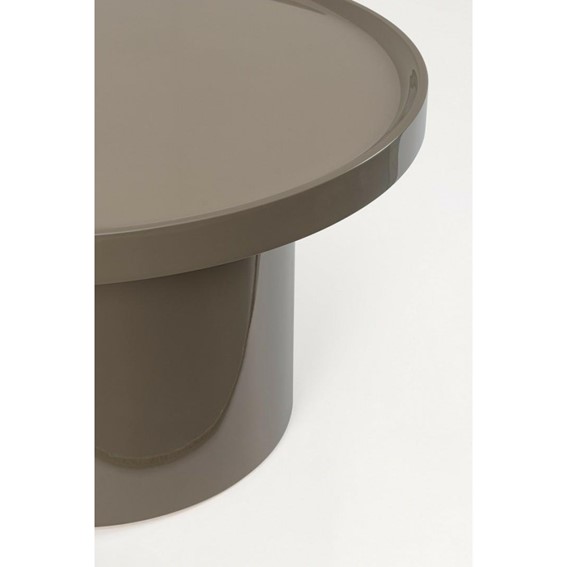 Stolik Kawowy OTILIA Fi70cm Brązowy