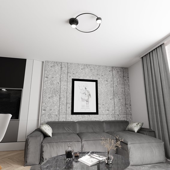 Lampa Sufitowa LUCIO 2 Czarny