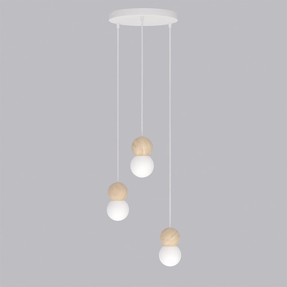 Lampa Wisząca LOOP 3 Biały