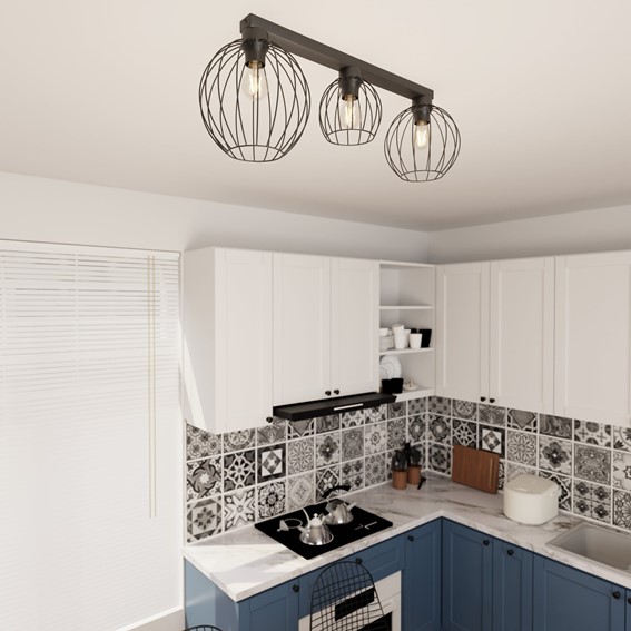 Lampa Sufitowa NEST 3 Czarny