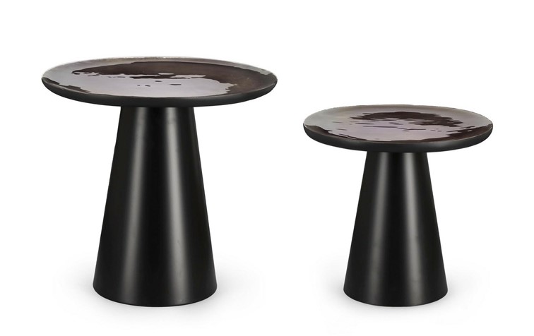 Zestaw Stolików Kawowych ZAINAB Brąz