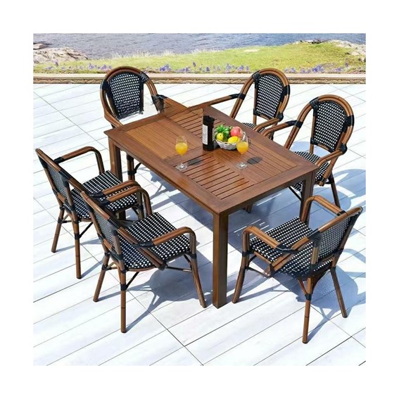 Krzesło CAFE PARIS ARM Brązowy/Czarny/Biały