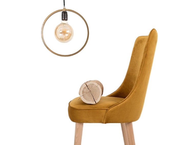 Krzesło Kiko 47x45x89 Marakuja/Naturalny