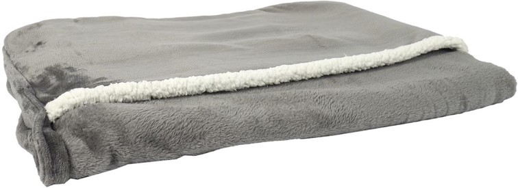 Pled/Koc Z Kieszenią Na Stopy Szary