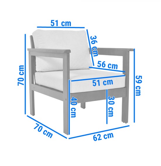 Zestaw Ogrodowy BELLA 5 Osobowy Brązowy/ Beżowy