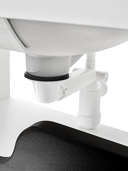 Syfon Umywalkowy PRELOC 400 Srebrny