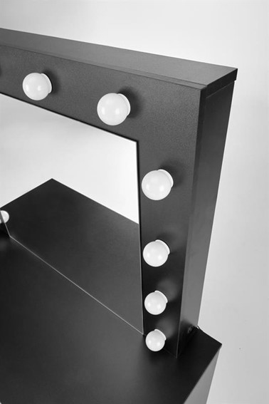 Toaletka HOLLYWOOD Czarny