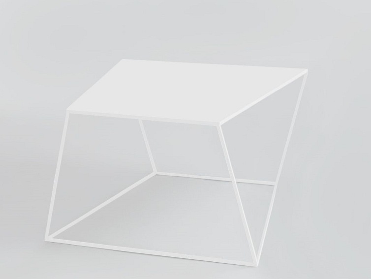 Stół Kawowy Zak Metal 80 Biały