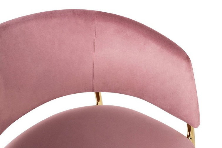 Krzesło Barowe DELTA Różowy