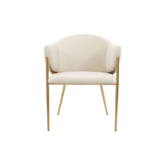 Krzesło MODIG M5-10 Biały/Złoty