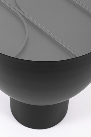 Stolik Kawowy ARCHIE Fi40,5cm Czarny