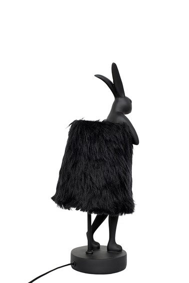 Lampa Stołowa RABBIT FUR 50 cm Czarna/Złota