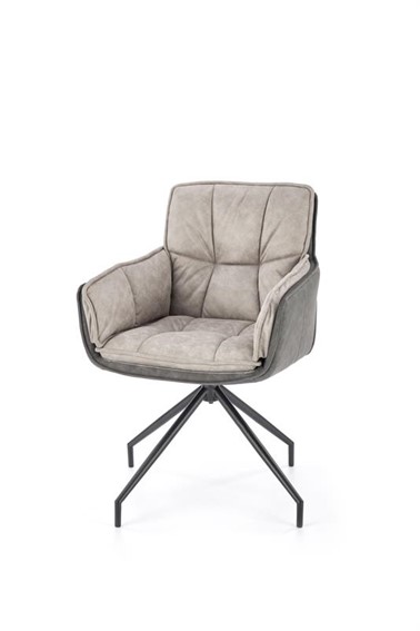 Krzesło K523 Czarny/Popielaty