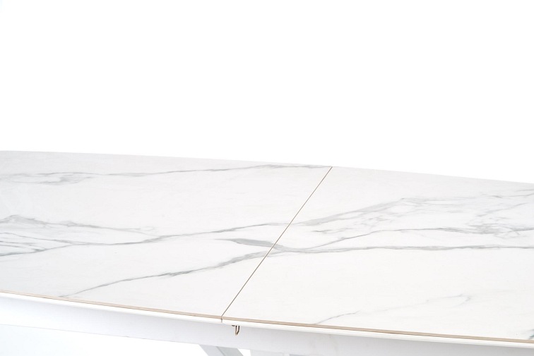 Stół Rozkładany Vivaldi 89x160 Biały Marmur