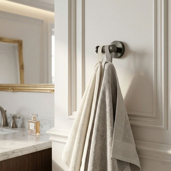 Wieszak Podwójny 6612 MODERN Tytan