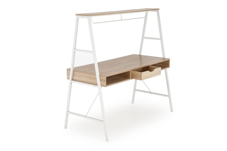 Biurko B-48 Dąb Sonoma/Biały