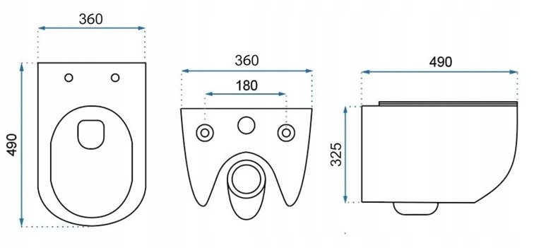 Misa WC RICHARD Biały