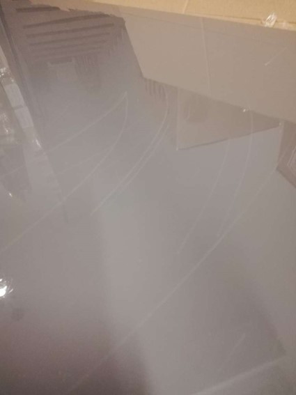 Stół RUTEN 160x90 Popielaty/Dąb Miodowy