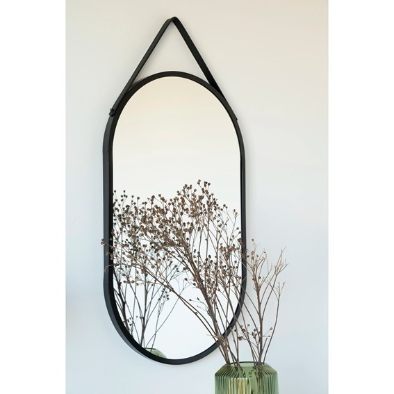 Lustro TRAPANI 35x60cm Czarny