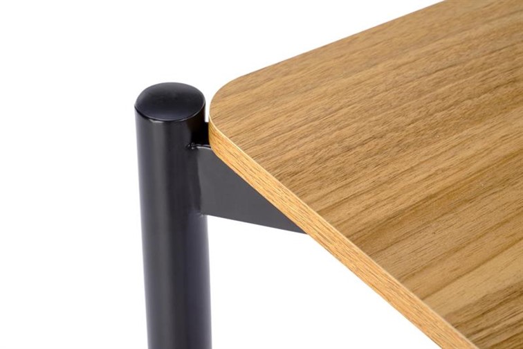 Stół + 2 Krzesła NANDO Naturalny/Czarny