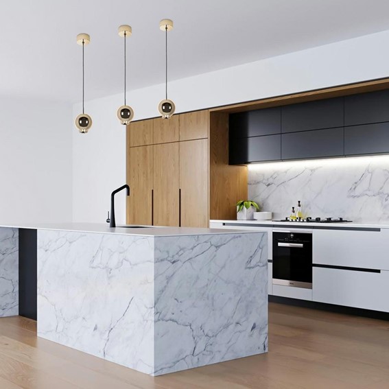 Lampa Wisząca OJO Złoty/Czarny