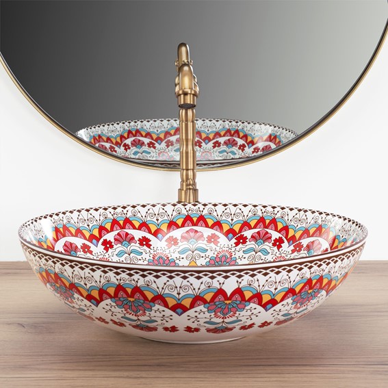 Umywalka Nablatowa PERU Wielokolorowy