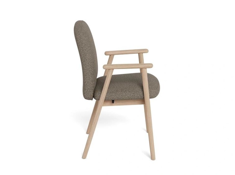 Krzesło CALVIN Brązowy/Dąb Bielony