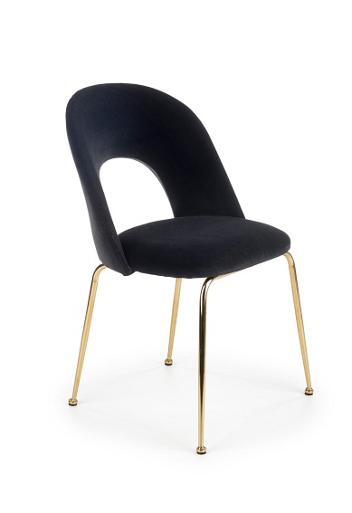 Krzesło K-385 59x54x88 Czarny/Złoty