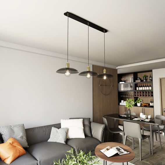 Lampa Wisząca SPIRIT 3 Czarny