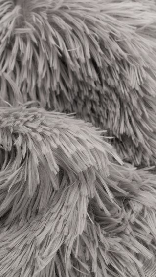 Tkanina FLUFFY 04 Jasny Szary (1 mb)