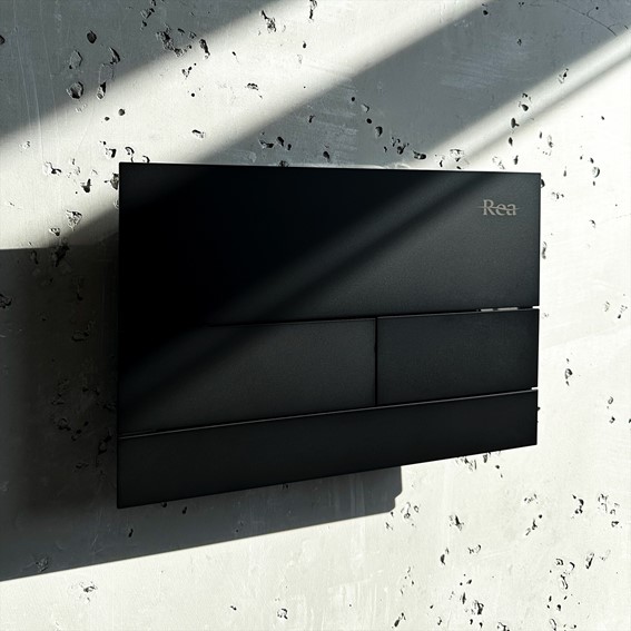 Stelaż Podtynkowy WC K011A-Q z Przyciskiem T Czarny Mat