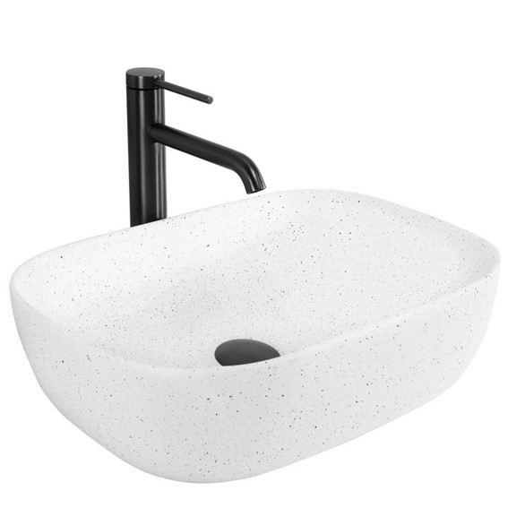 Umywalka Nablatowa BELINDA WARM Imitacja Kamienia