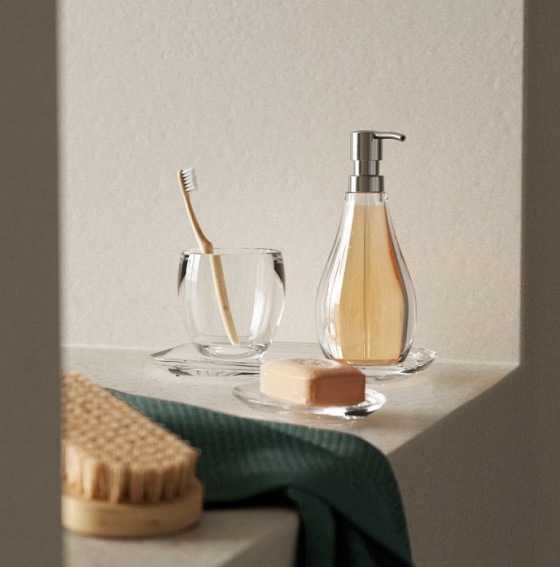 Mydelniczka DROPLET Przezroczysty