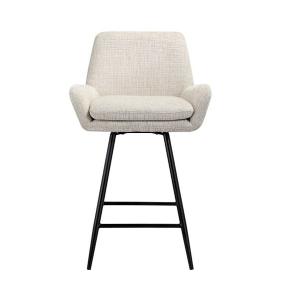 Krzesło Barowe LINSEY  Beż