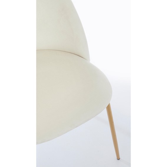 Krzesło TANYA VELVET Biały