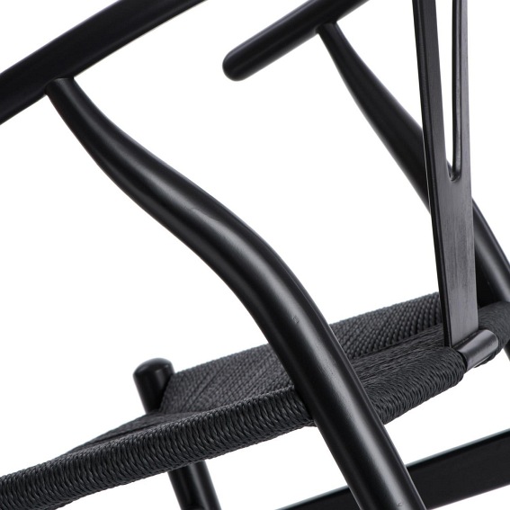 Krzesło WICKER Czarny