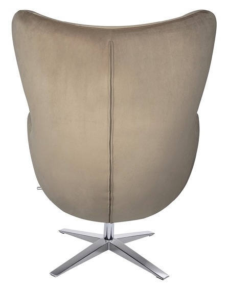 Fotel EGG Szeroki Velvet Khaki