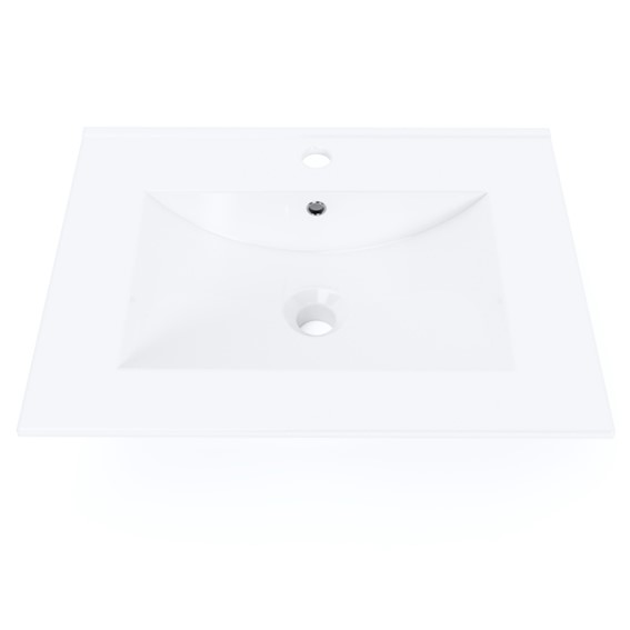 Umywalka Wpuszczana PRATO 60cm Biały