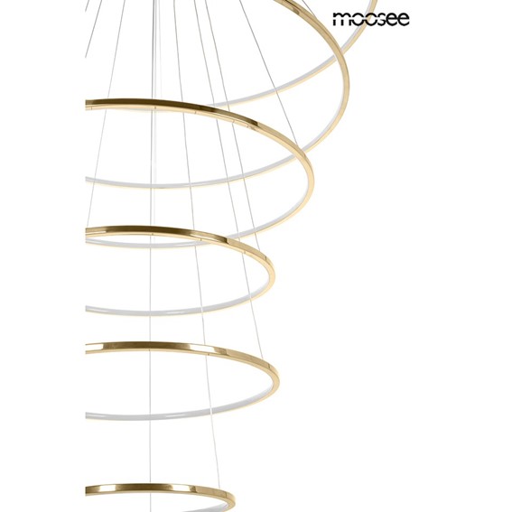 Lampa Wisząca RING SLIM XL Złoty/Biały